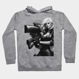 Barbenheimer Bazooka Barbie Hoodie